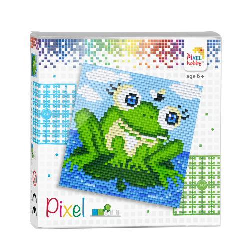 Kit pixel cadeau panda - Kit Cadeau Pixelhobby 1 plaque